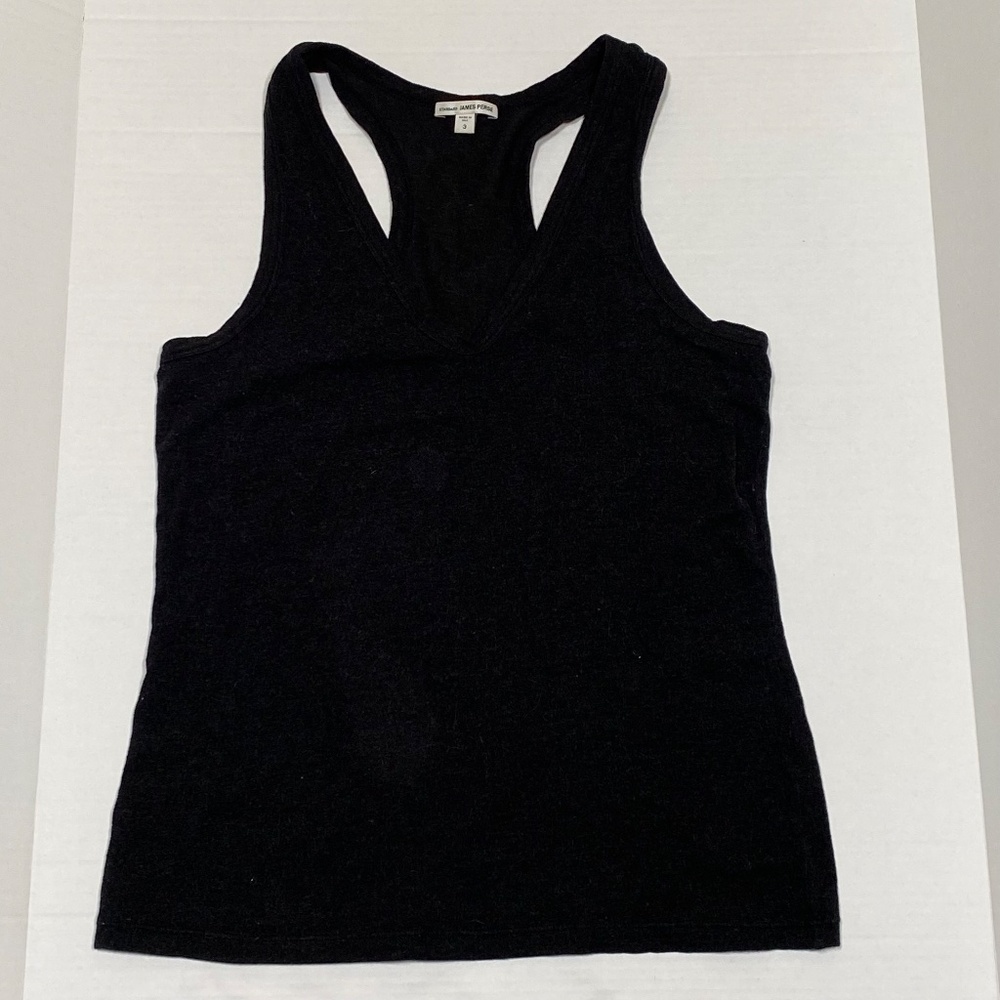 James Perse black tank top size 3 (L)